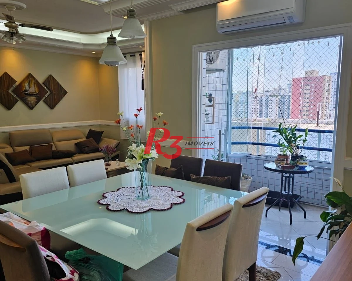 Apartamento com 3 dormitórios à venda, 128 m² por R$ 780.000,00 - Canto do Forte - Praia Grande/SP