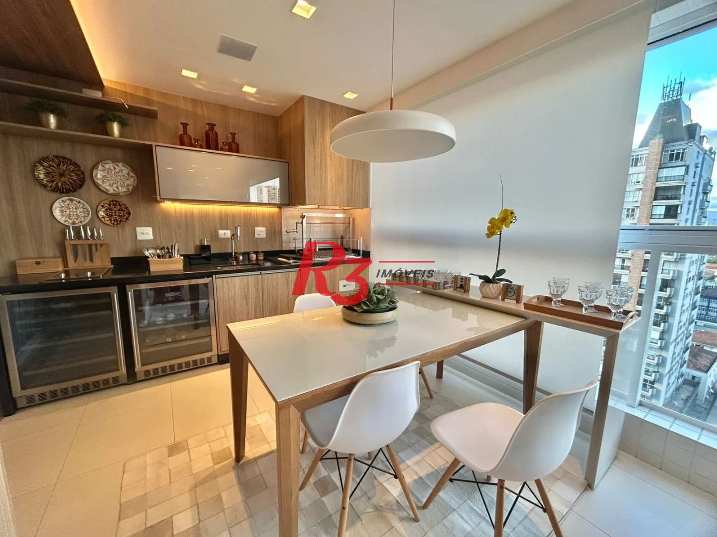 Apartamento com 3 dormitórios à venda, 178 m² por R$ 3.500.000,00 - Boqueirão - Santos/SP