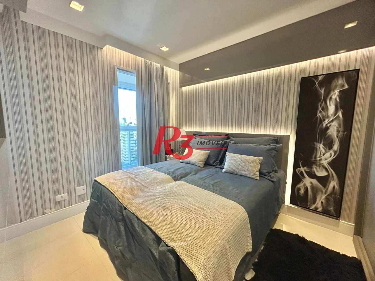 Apartamento com 3 dormitórios à venda, 178 m² por R$ 3.500.000,00 - Boqueirão - Santos/SP