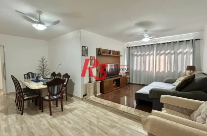 Apartamento com 3 dormitórios à venda, 170 m² por R$ 910.000,00 - Ponta da Praia - Santos/SP