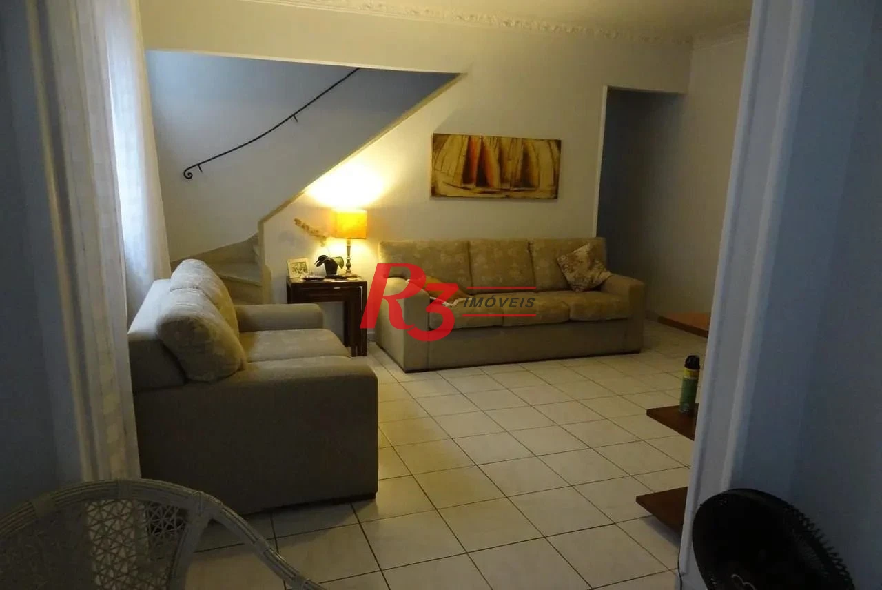 Sobrado com 4 dormitórios à venda, 210 m² por R$ 1.350.000,00 - Embaré - Santos/SP