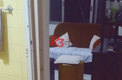 Apartamento à venda, 45 m² por R$ 300.000,00 - Aparecida - Santos/SP