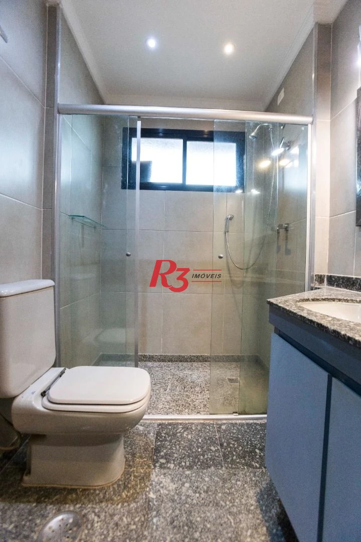 Apartamento com 3 dormitórios à venda, 183 m² por R$ 1.200.000,00 - Pompéia - Santos/SP