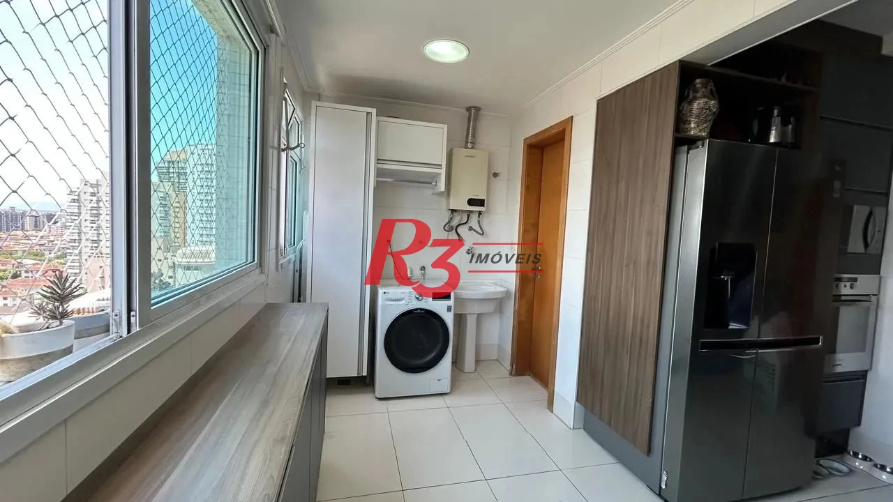 Apartamento com 3 dormitórios à venda, 126 m² por R$ 1.700.000,00 - Boqueirão - Santos/SP