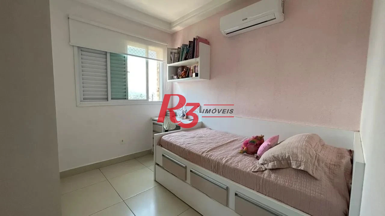 Apartamento com 3 dormitórios à venda, 126 m² por R$ 1.700.000,00 - Boqueirão - Santos/SP