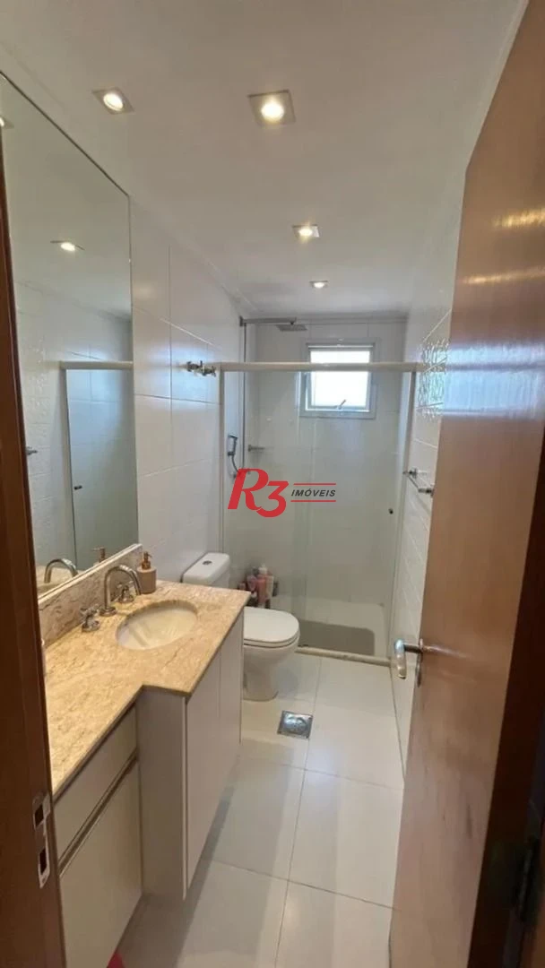 Apartamento com 3 dormitórios à venda, 126 m² por R$ 1.700.000,00 - Boqueirão - Santos/SP