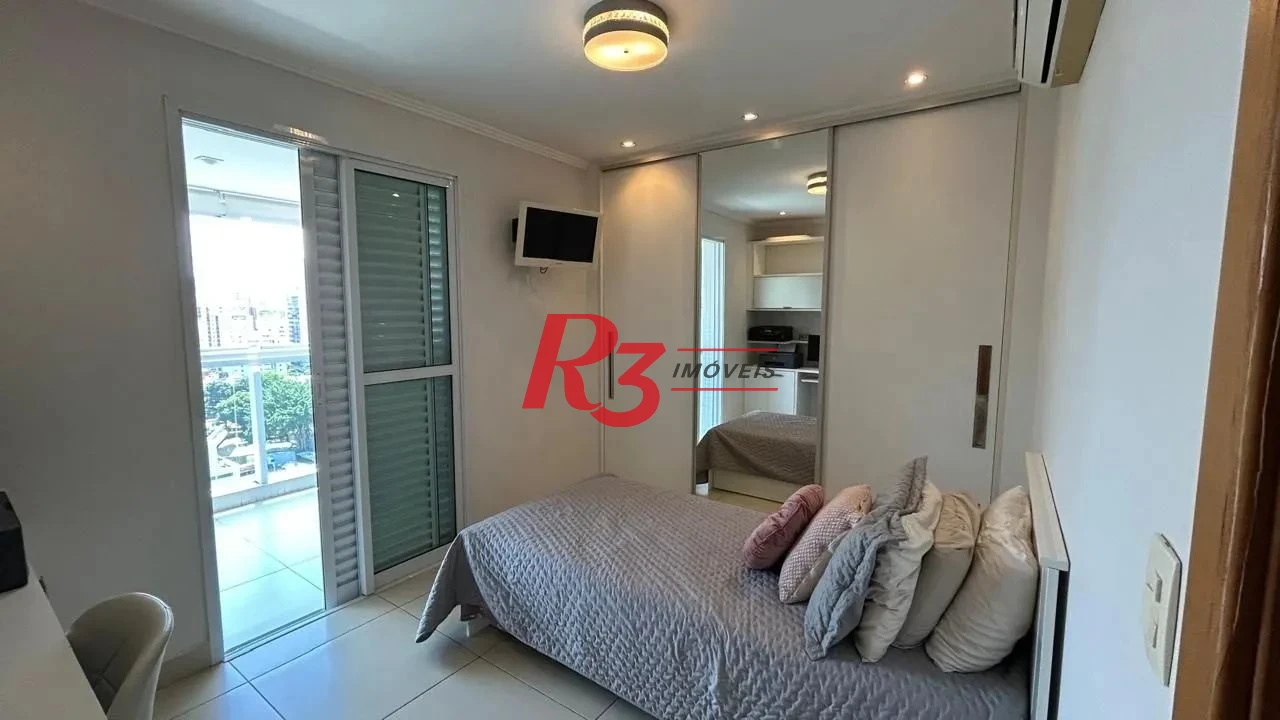 Apartamento com 3 dormitórios à venda, 126 m² por R$ 1.700.000,00 - Boqueirão - Santos/SP