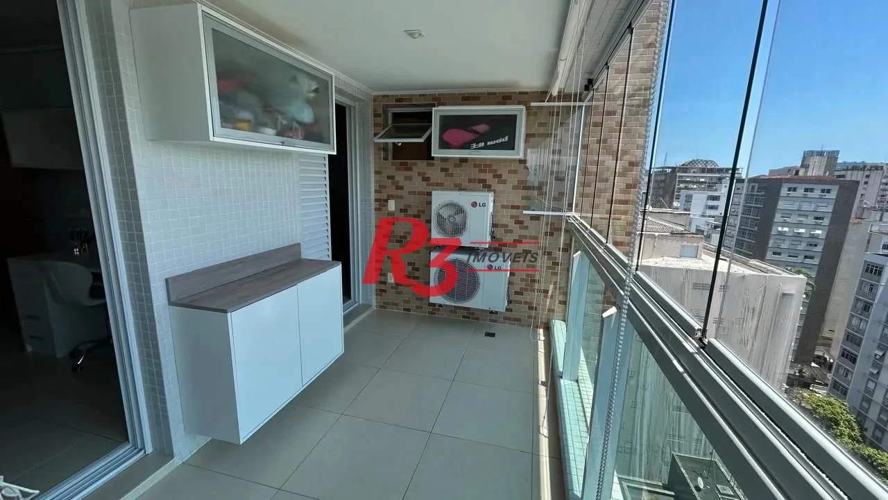 Apartamento com 3 dormitórios à venda, 126 m² por R$ 1.700.000,00 - Boqueirão - Santos/SP