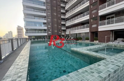 Apartamento com 3 dormitórios à venda, 121 m² por R$ 1.300.000,00 - Canto do Forte - Praia Grande/SP