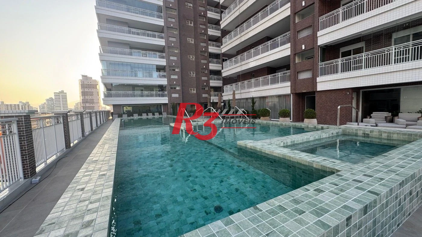 Apartamento com 3 dormitórios à venda, 121 m² por R$ 1.300.000,00 - Canto do Forte - Praia Grande/SP