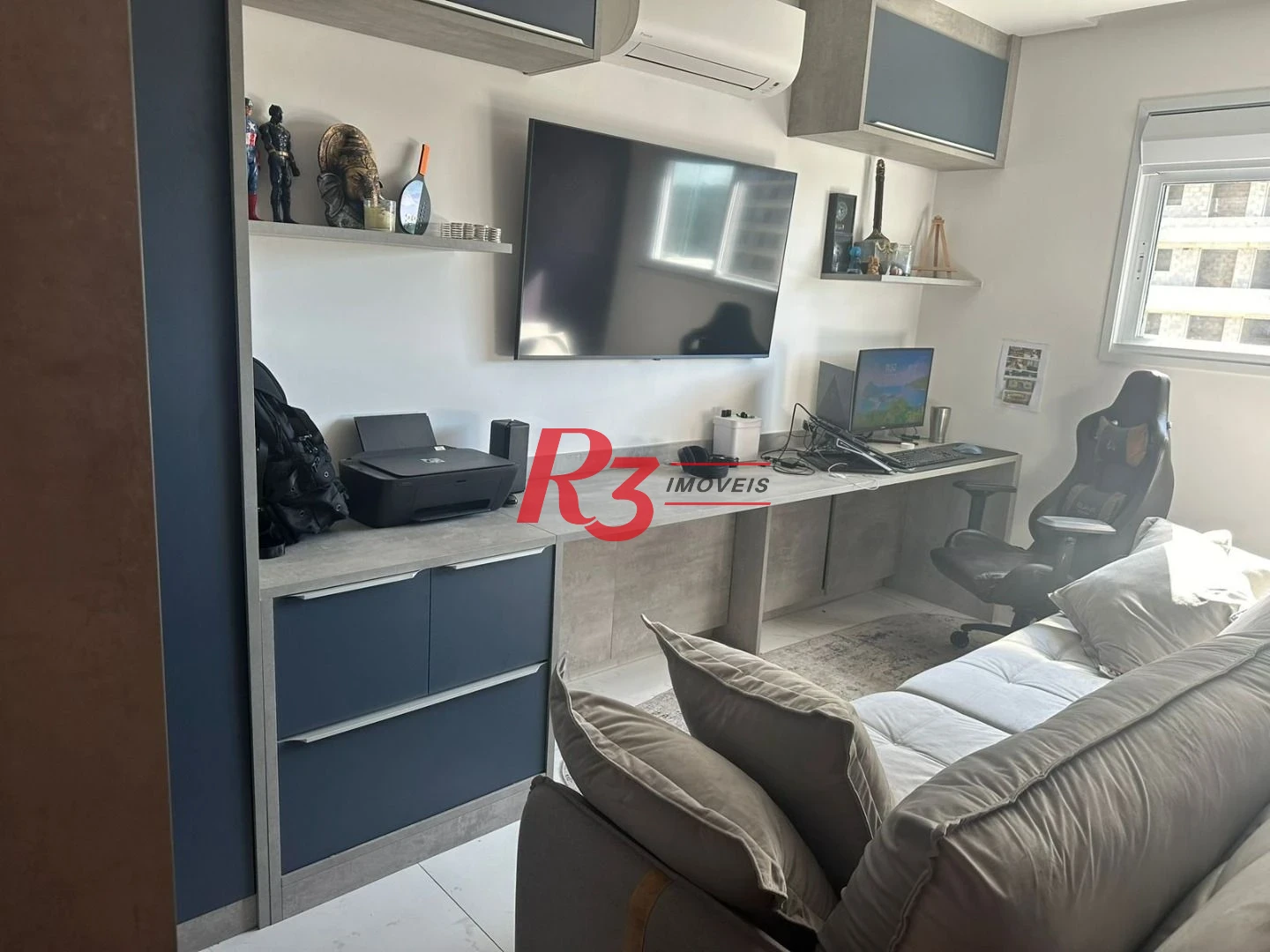 Apartamento com 3 dormitórios à venda, 149 m² por R$ 2.490.000,00 - Canto do Forte - Praia Grande/SP