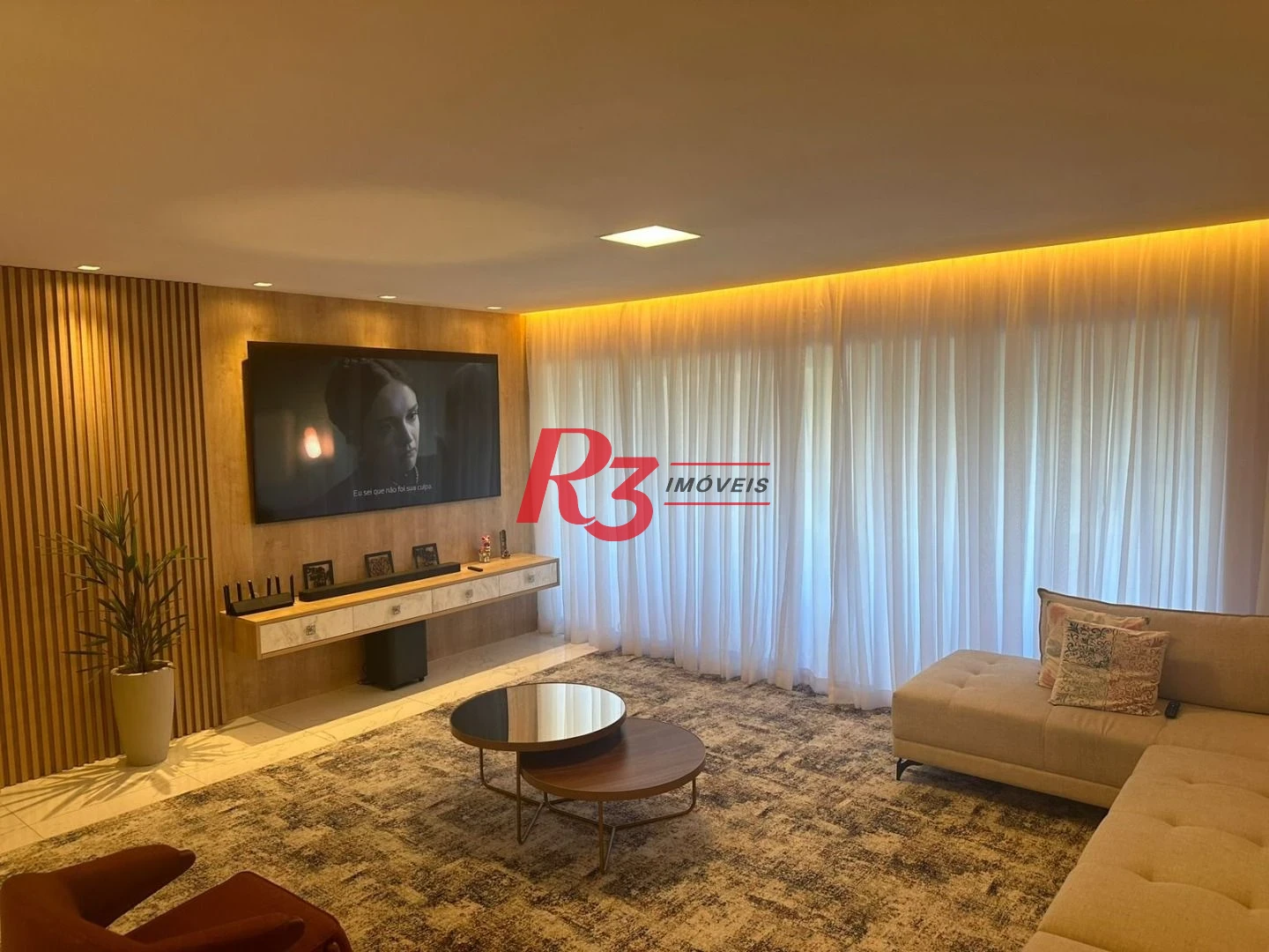 Apartamento com 3 dormitórios à venda, 149 m² por R$ 2.490.000,00 - Canto do Forte - Praia Grande/SP