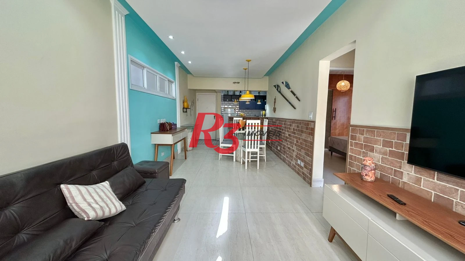Apartamento 2 dormitorios em São Vicente