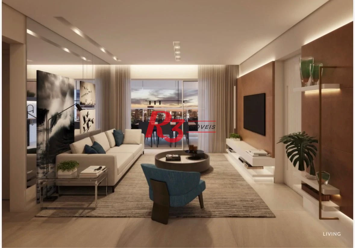 Apartamento com 2 dormitórios à venda, 113 m² por R$ 1.950.000,00 - Ponta da Praia - Santos/SP