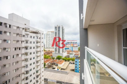 Apartamento com 2 dormitórios à venda, 74 m² por R$ 1.065.000,00 - Boqueirão - Santos/SP