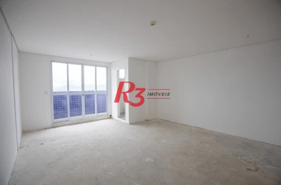 Sala, 35 m² - venda por R$ 355.000,00 ou aluguel por R$ 3.200,00/mês - Ponta da Praia - Santos/SP