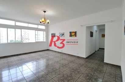 Apartamento com 3 dormitórios à venda, 139 m² por R$ 800.000,00 - José Menino - Santos/SP