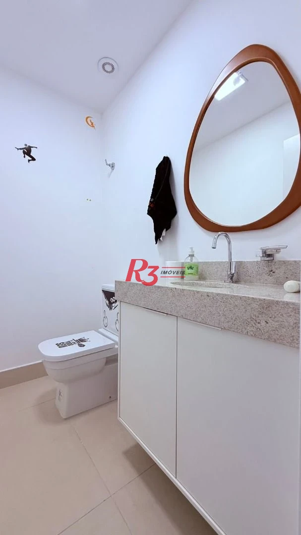 Apartamento à venda, 127 m² por R$ 1.350.000,00 - Aparecida - Santos/SP