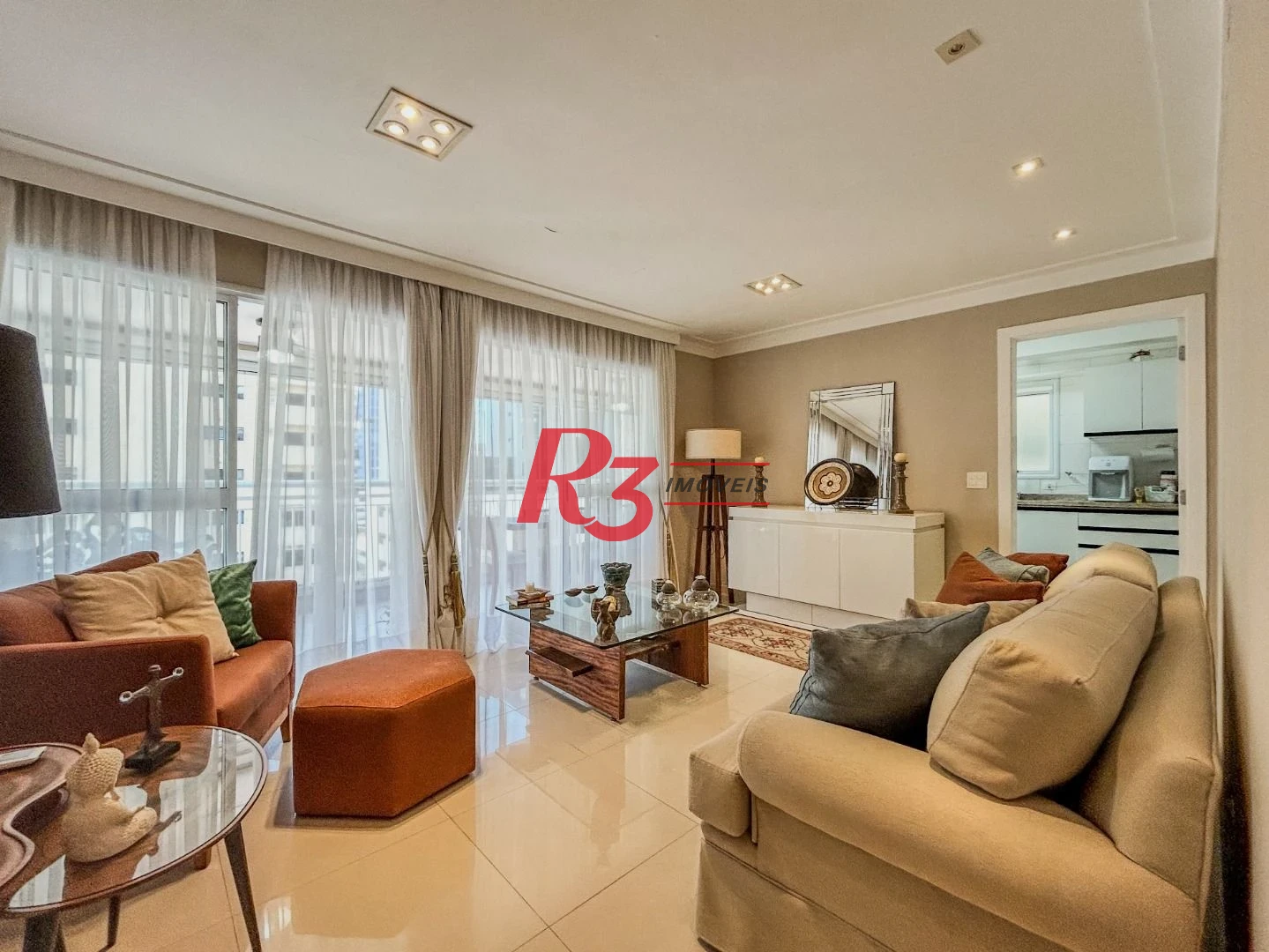Apartamento com 3 dormitórios à venda, 130 m² por R$ 1.740.000,00 - Gonzaga - Santos/SP