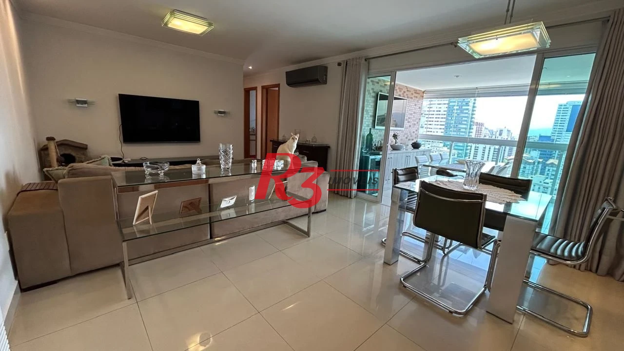Apartamento à venda, 126 m² por R$ 1.850.000,00 - Boqueirão - Santos/SP
