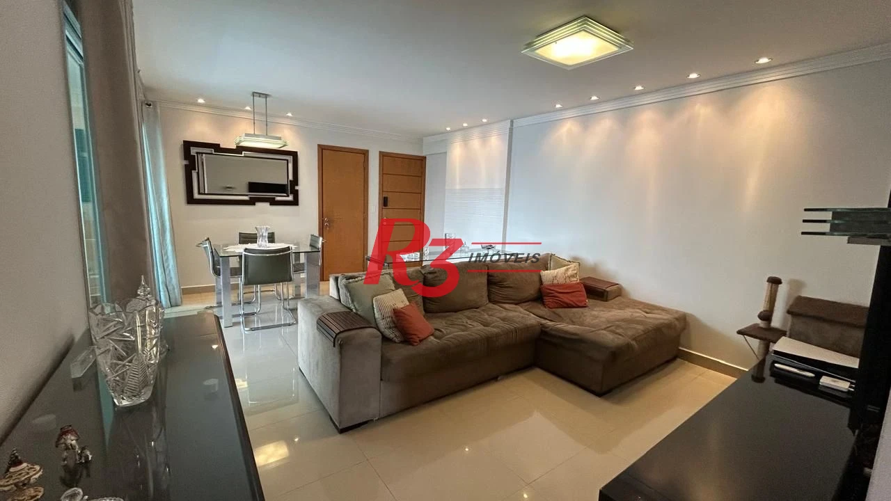 Apartamento à venda, 126 m² por R$ 1.850.000,00 - Boqueirão - Santos/SP