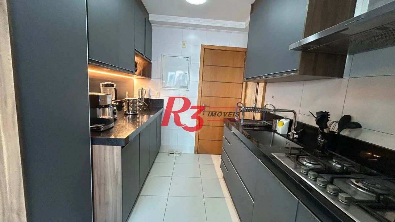 Apartamento à venda, 126 m² por R$ 1.850.000,00 - Boqueirão - Santos/SP
