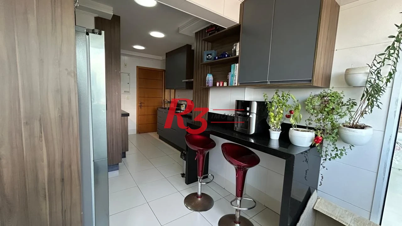 Apartamento à venda, 126 m² por R$ 1.850.000,00 - Boqueirão - Santos/SP