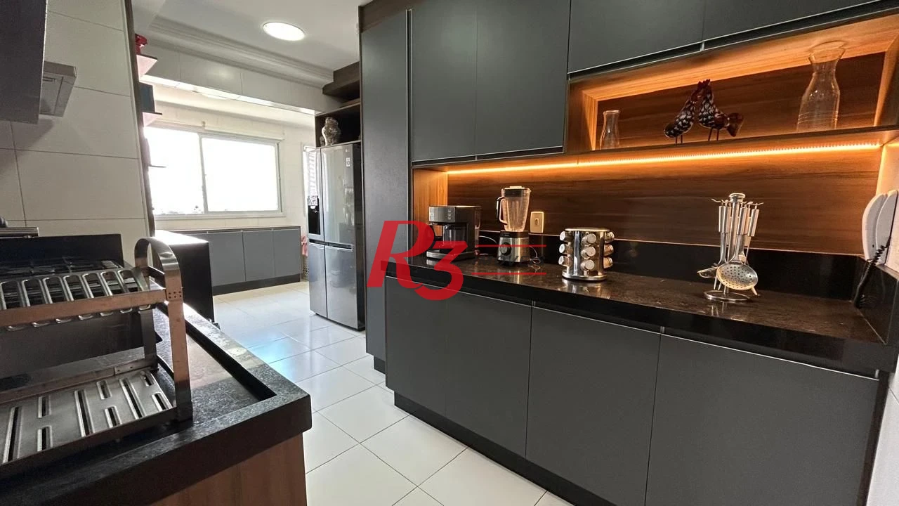 Apartamento à venda, 126 m² por R$ 1.850.000,00 - Boqueirão - Santos/SP