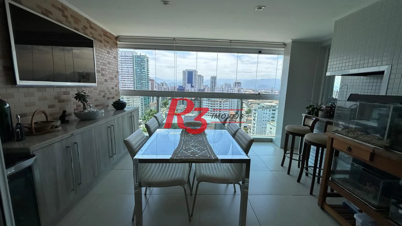 Apartamento à venda, 126 m² por R$ 1.850.000,00 - Boqueirão - Santos/SP