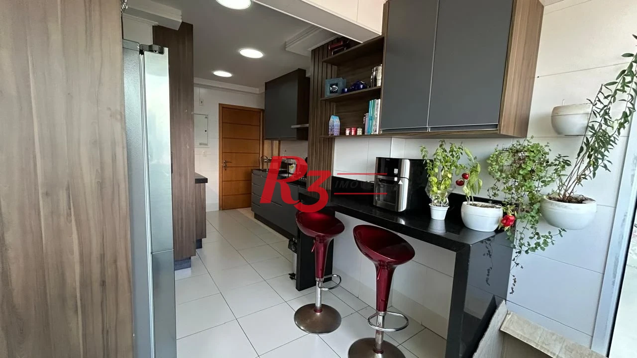 Apartamento à venda, 126 m² por R$ 1.850.000,00 - Boqueirão - Santos/SP
