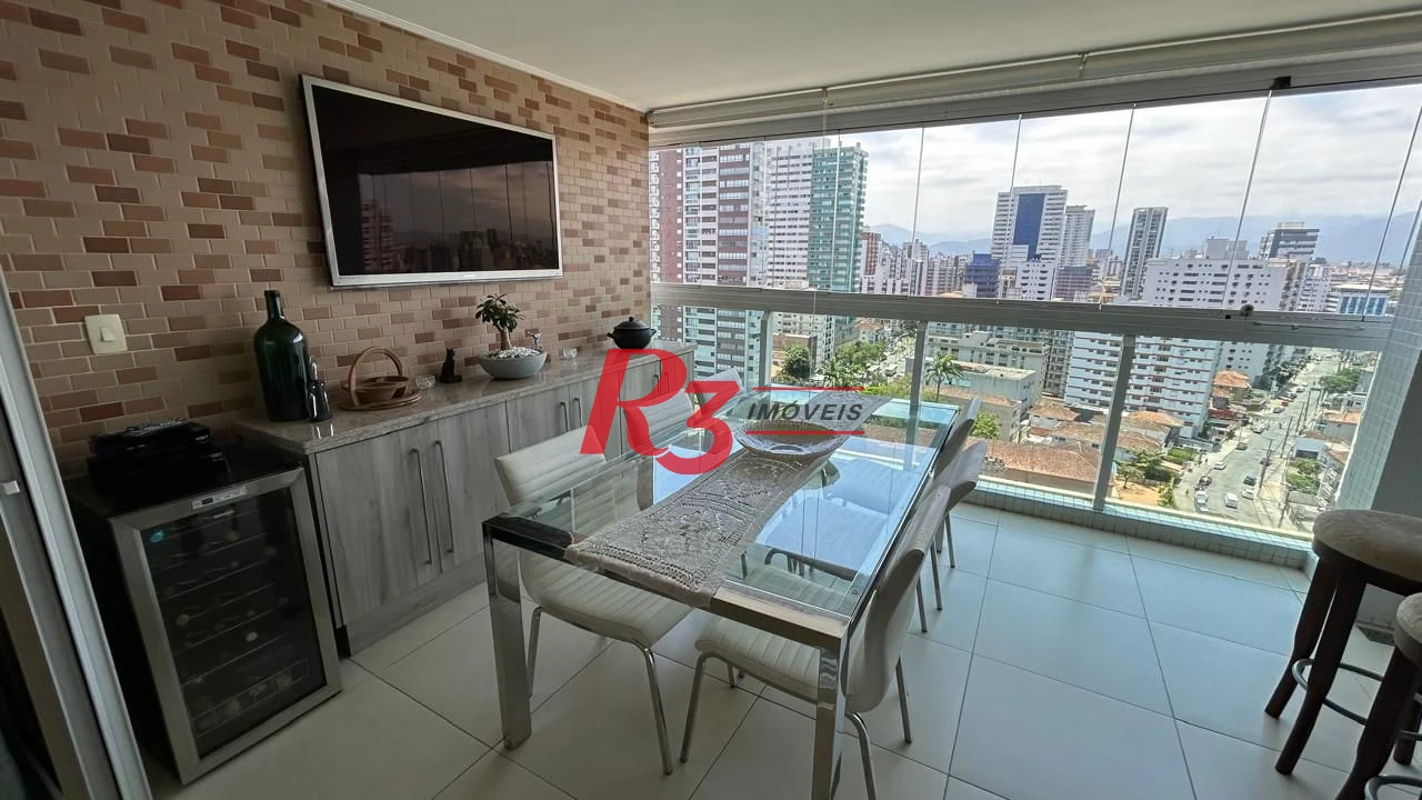 Apartamento à venda, 126 m² por R$ 1.850.000,00 - Boqueirão - Santos/SP