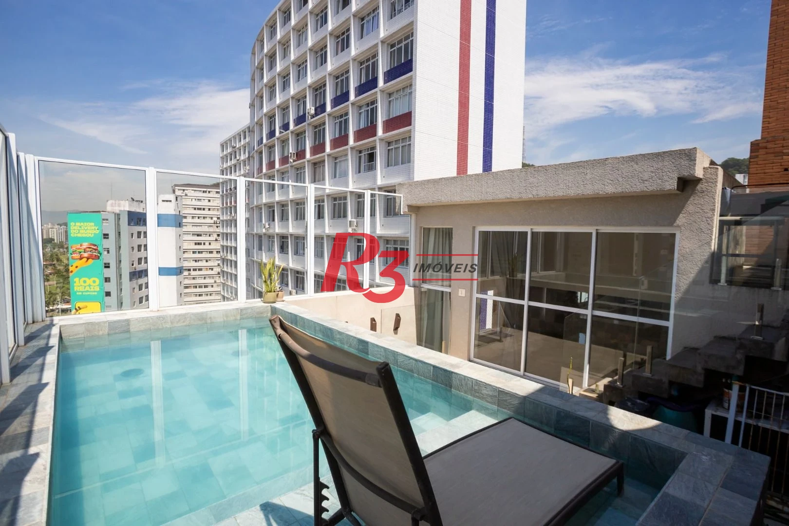 Cobertura à venda, 290 m² por R$ 3.200.000,00 - José Menino - Santos/SP