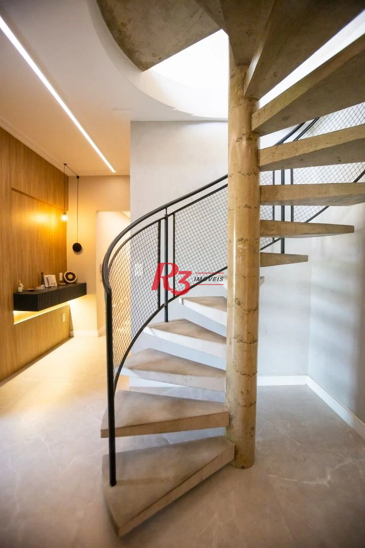 Cobertura à venda, 290 m² por R$ 3.200.000,00 - José Menino - Santos/SP