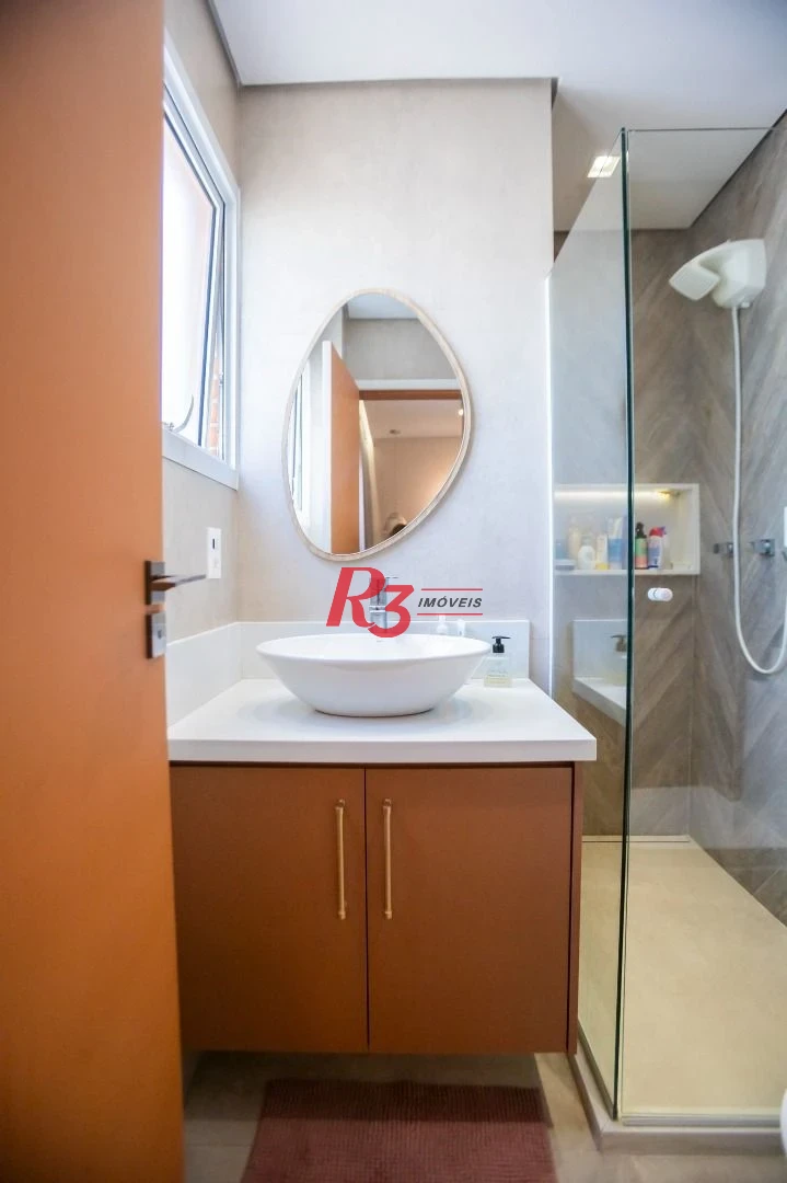 Cobertura à venda, 290 m² por R$ 3.200.000,00 - José Menino - Santos/SP