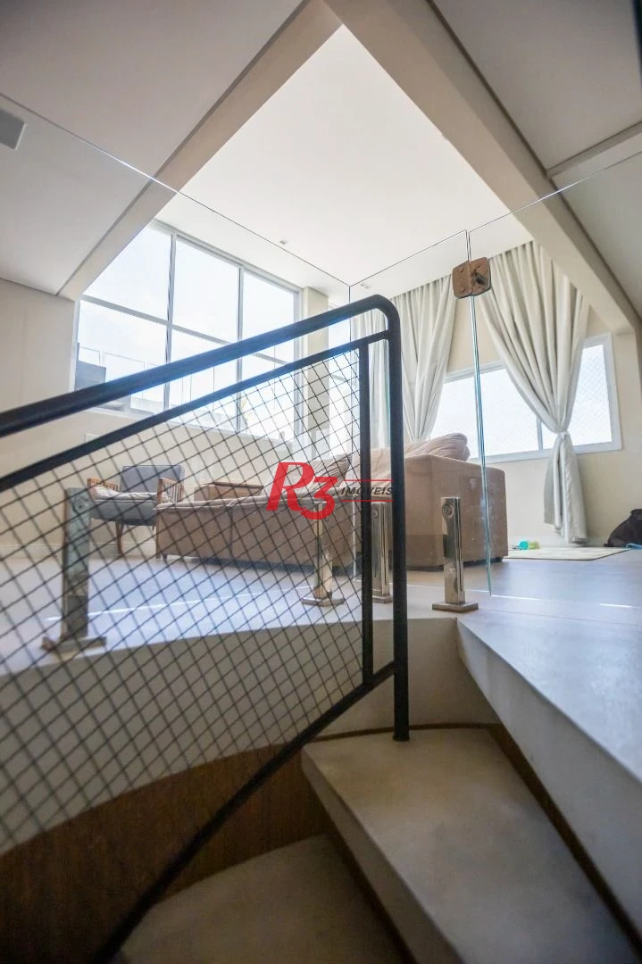 Cobertura à venda, 290 m² por R$ 3.200.000,00 - José Menino - Santos/SP