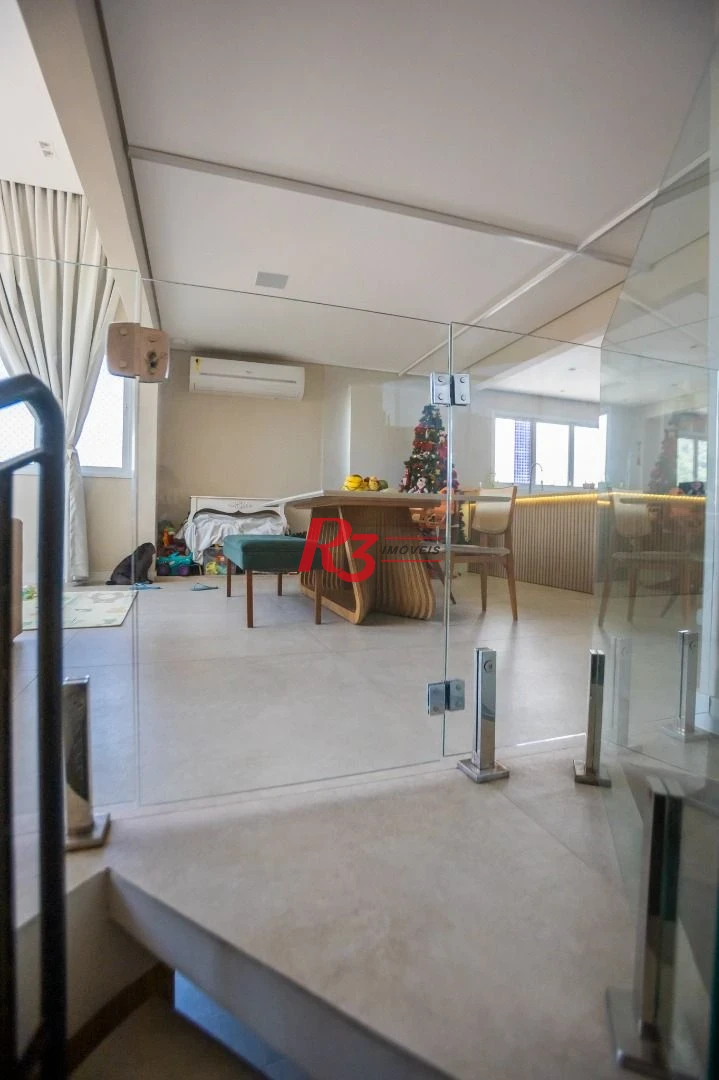 Cobertura à venda, 290 m² por R$ 3.200.000,00 - José Menino - Santos/SP