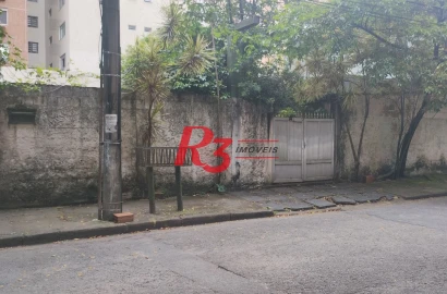 Terreno para alugar, 220 m² por R$ 10.001,00/mês - Ponta da Praia - Santos/SP