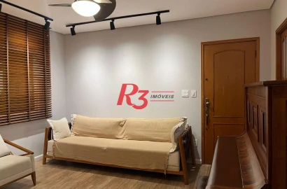 Apartamento à venda, 80 m² por R$ 530.000,00 - Embaré - Santos/SP