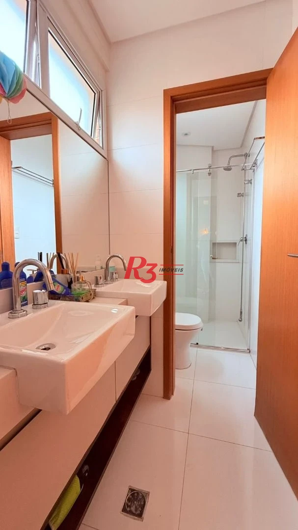 Apartamento para alugar, 118 m² por R$ 10.500,00/mês - Boqueirão - Santos/SP