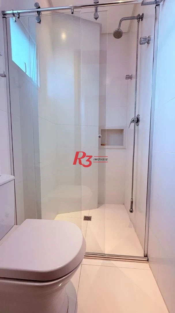 Apartamento para alugar, 118 m² por R$ 10.500,00/mês - Boqueirão - Santos/SP