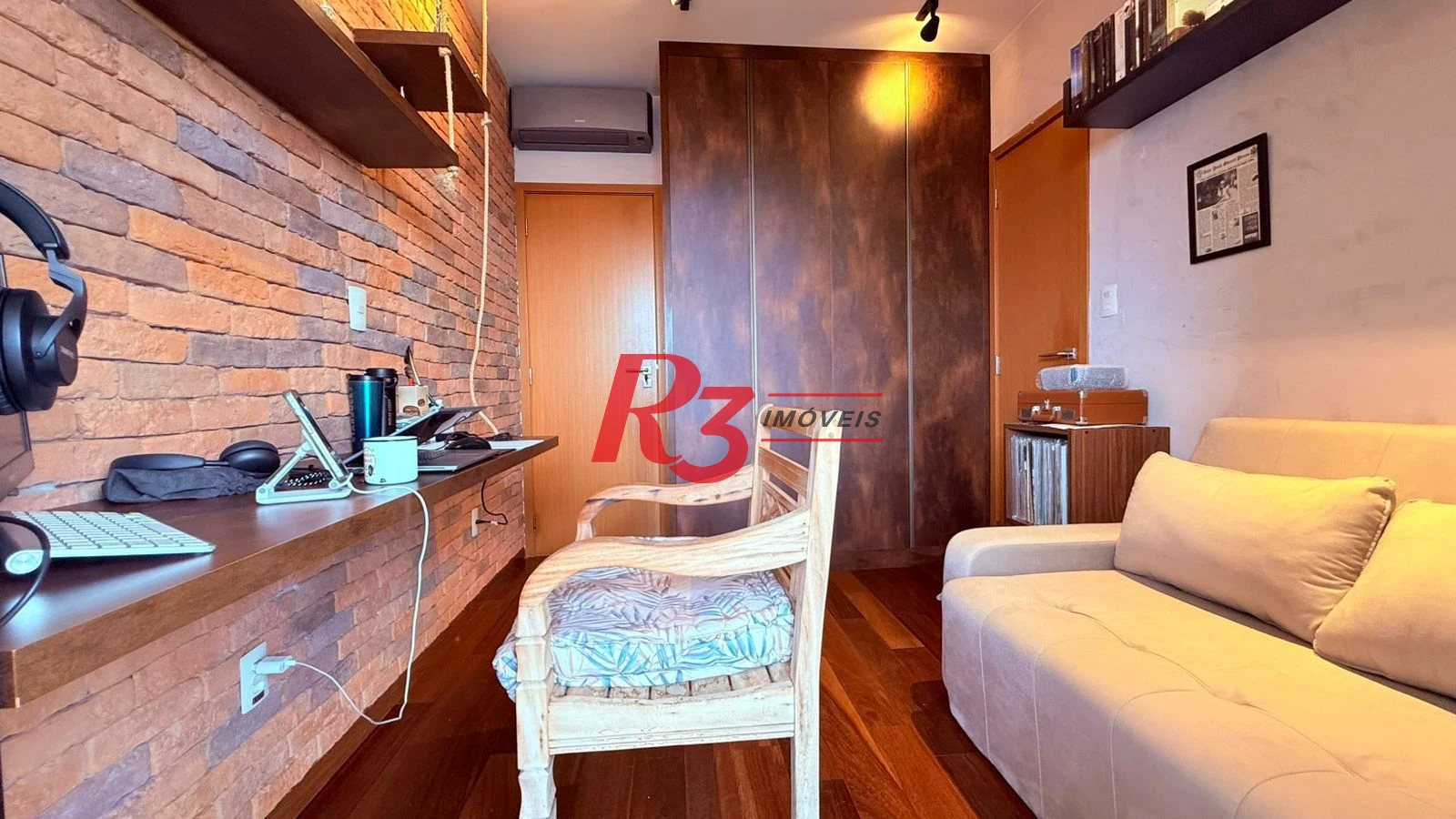Apartamento para alugar, 118 m² por R$ 10.500,00/mês - Boqueirão - Santos/SP