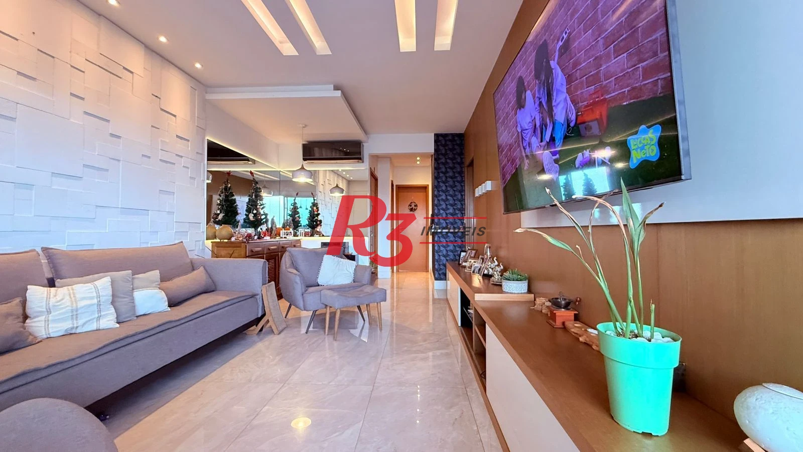 Apartamento para alugar, 118 m² por R$ 10.500,00/mês - Boqueirão - Santos/SP
