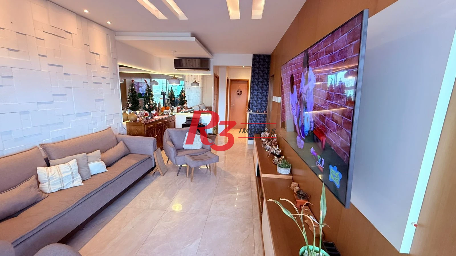 Apartamento para alugar, 118 m² por R$ 10.500,00/mês - Boqueirão - Santos/SP