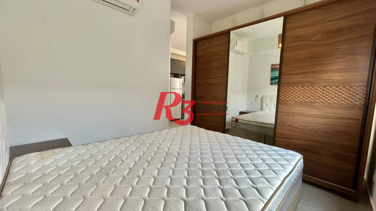 Apartamento com 1 dormitório para alugar, 45 m² por R$ 4.500,00/mês - Boqueirão - Santos/SP