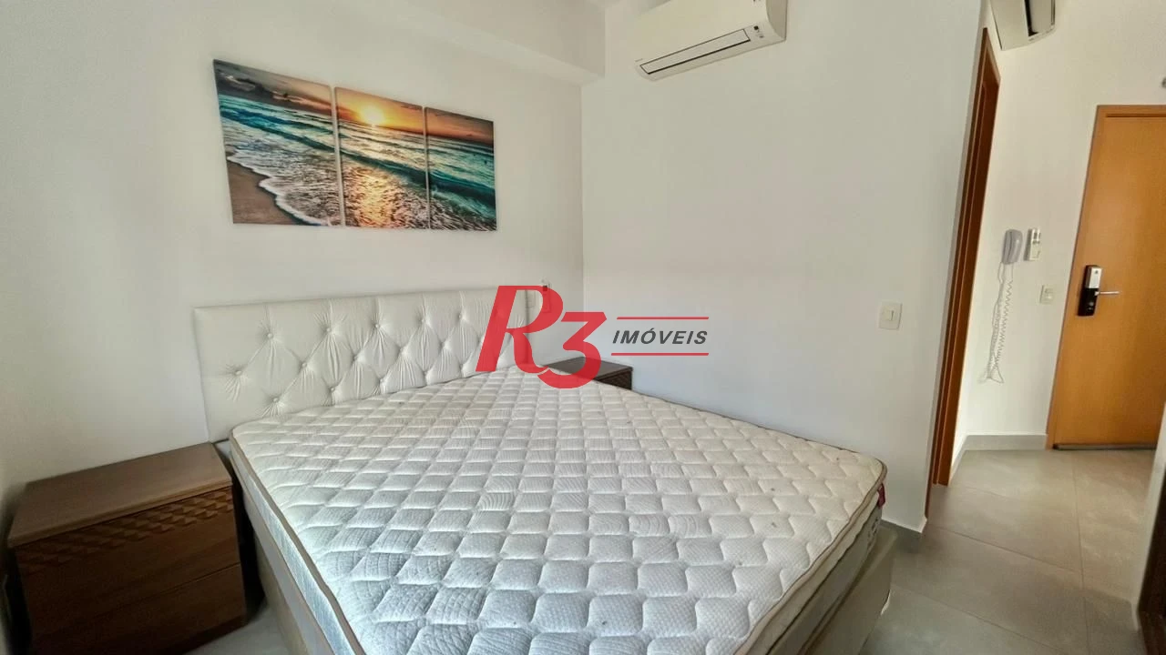 Apartamento com 1 dormitório para alugar, 45 m² por R$ 4.500,00/mês - Boqueirão - Santos/SP