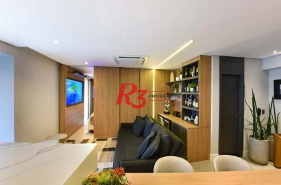 Apartamento à venda, 72 m² por R$ 2.440.000,00 - Pompéia - Santos/SP