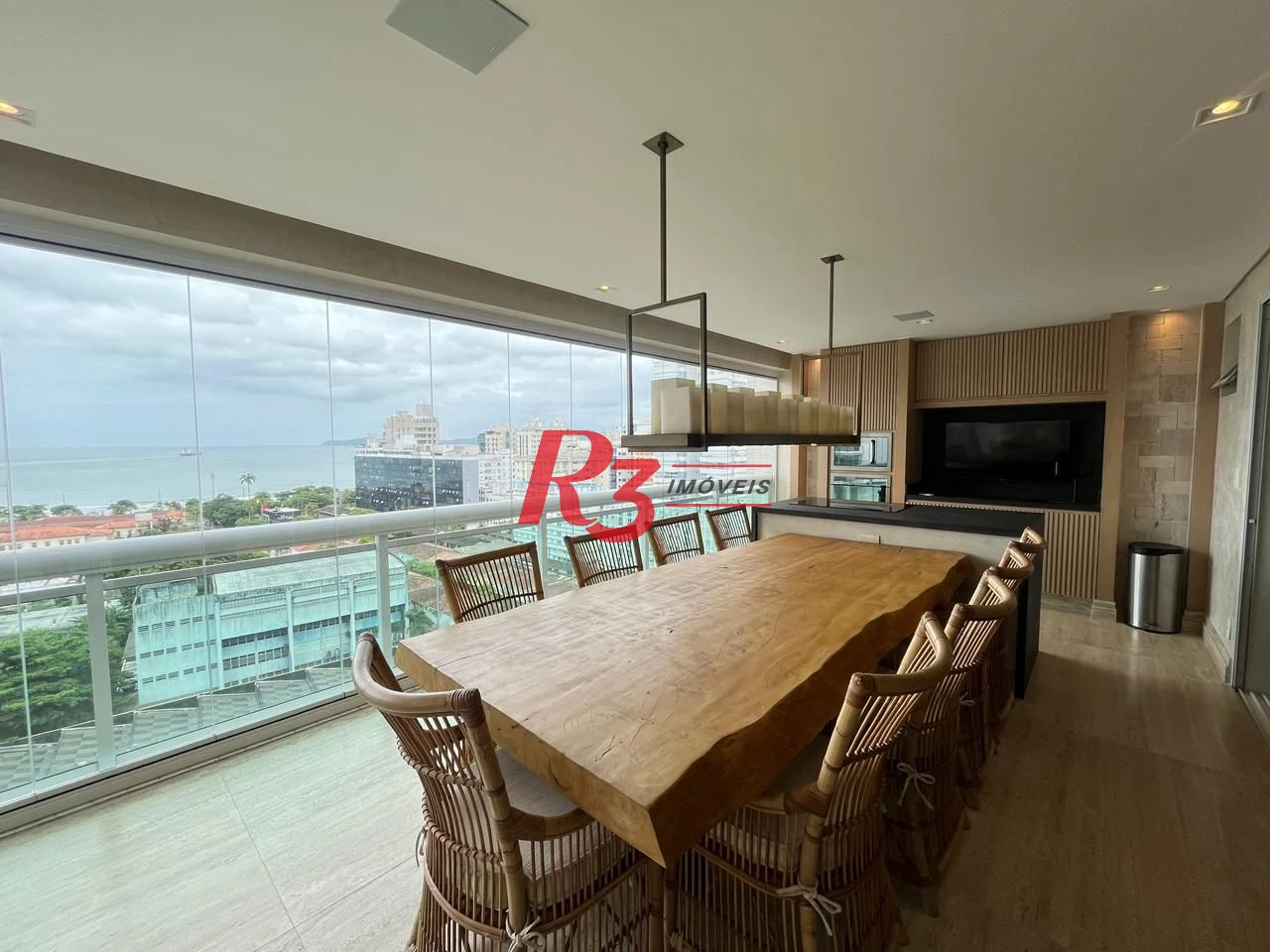 Apartamento com 4 dormitórios à venda, 343 m² por R$ 8.000.000,00 - Aparecida - Santos/SP