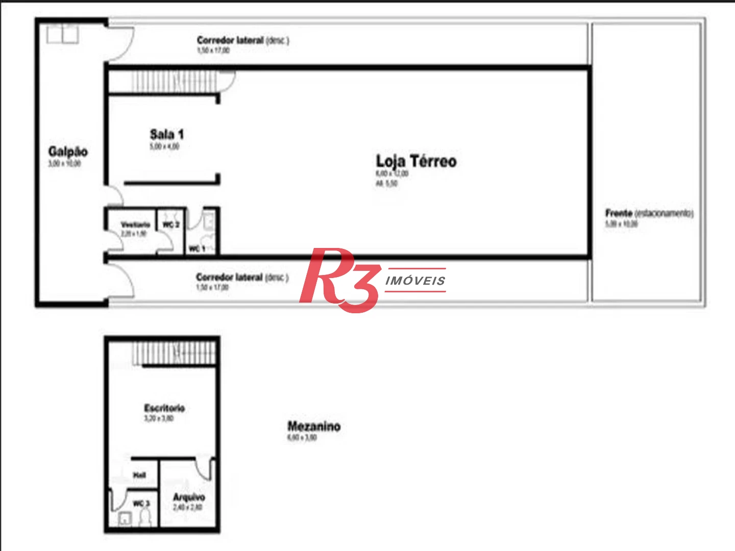 Terreno à venda, 270 m² por R$ 682.000,00 - Estuário - Santos/SP