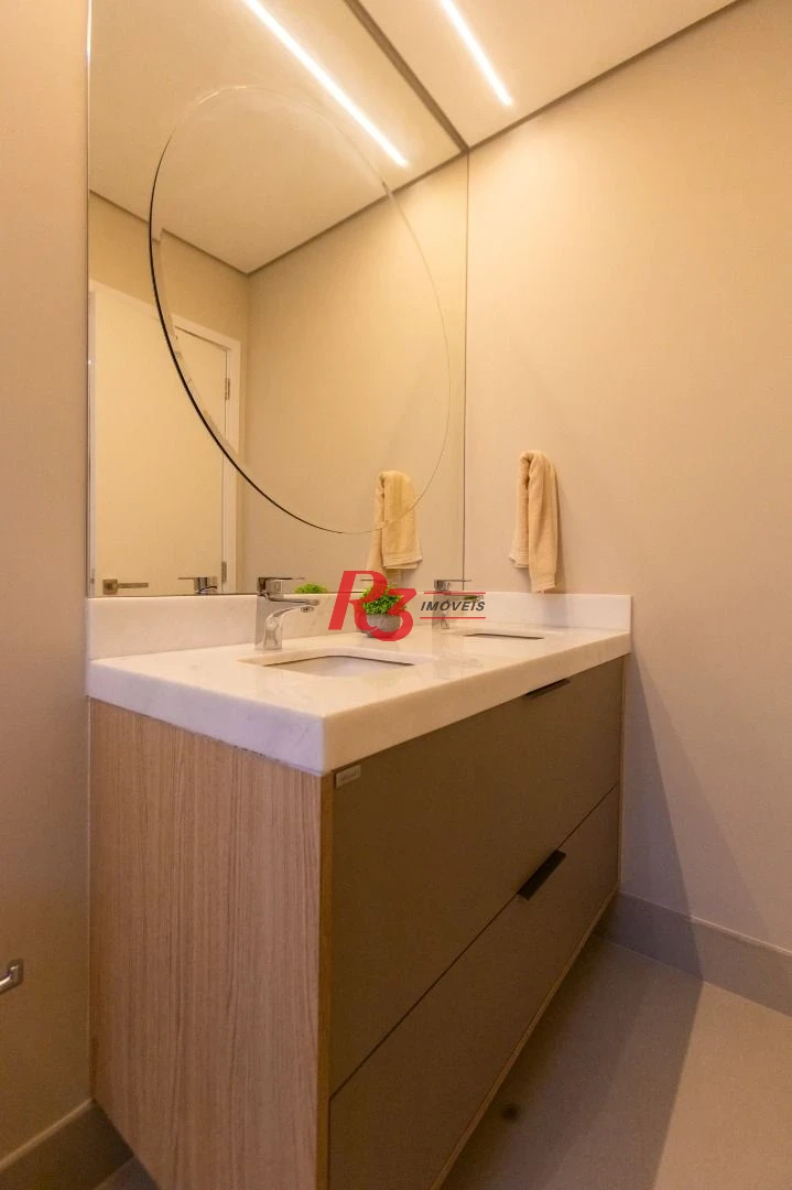 Apartamento à venda, 132 m² por R$ 2.390.000,00 - Pompéia - Santos/SP