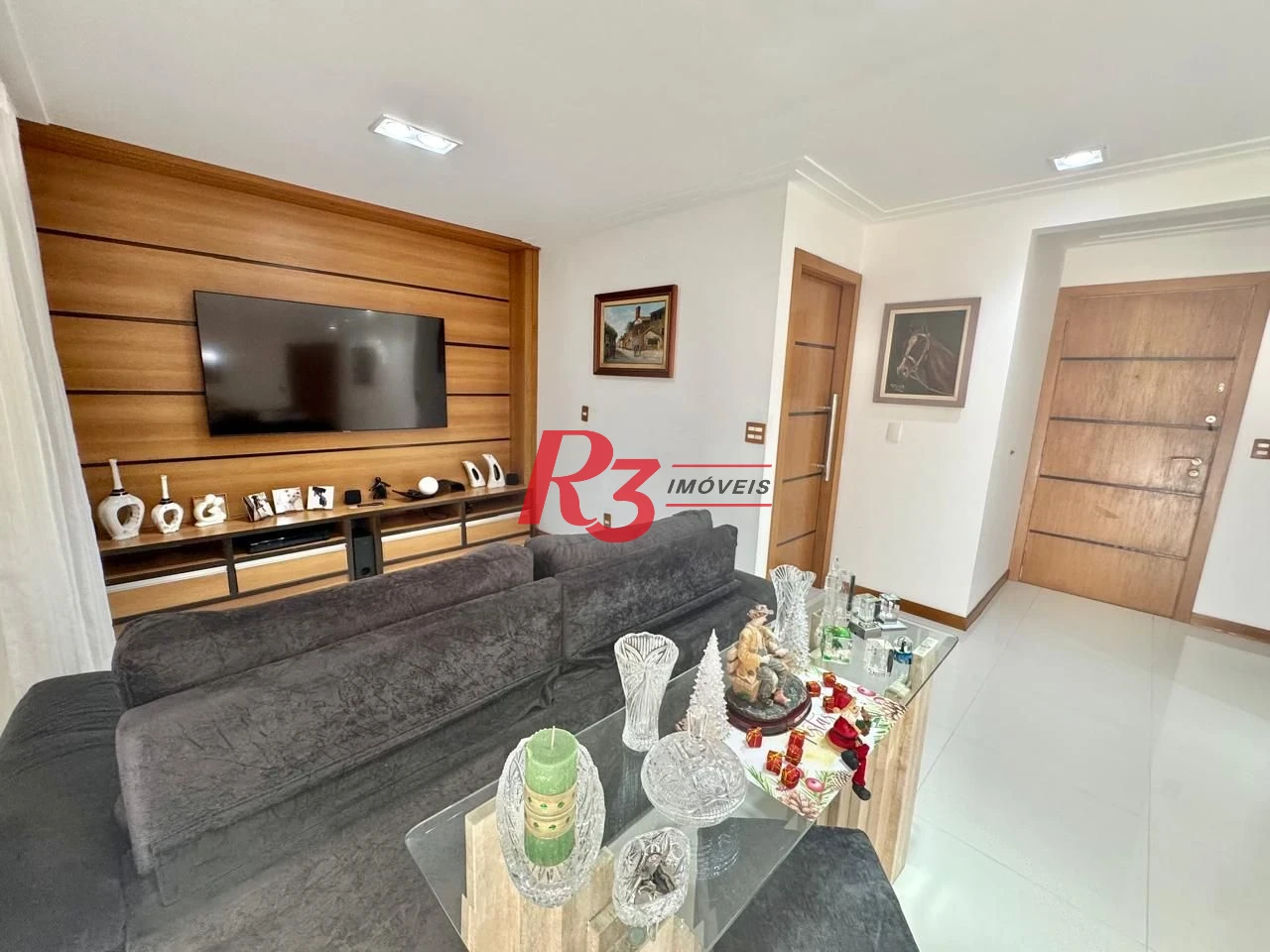 Apartamento com 3 dormitórios para alugar, 160 m² por R$ 12.000,00/mês - Gonzaga - Santos/SP